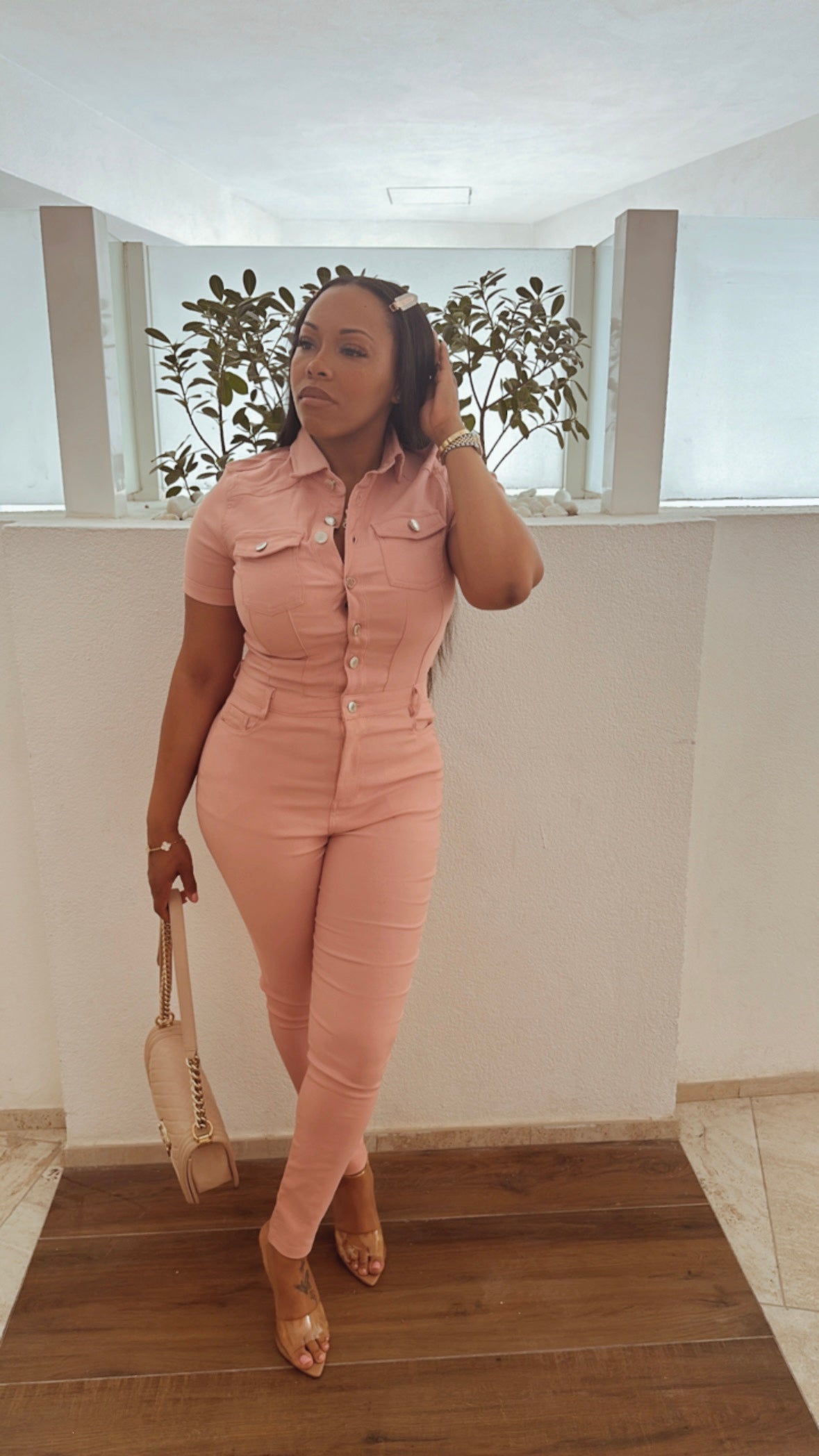 Dusty Rose Jumpsuit