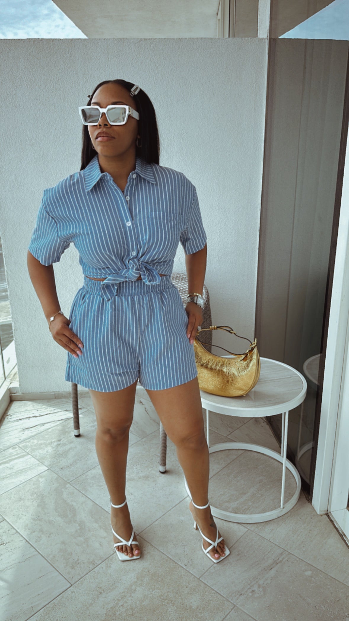 Lil Miss Denim set